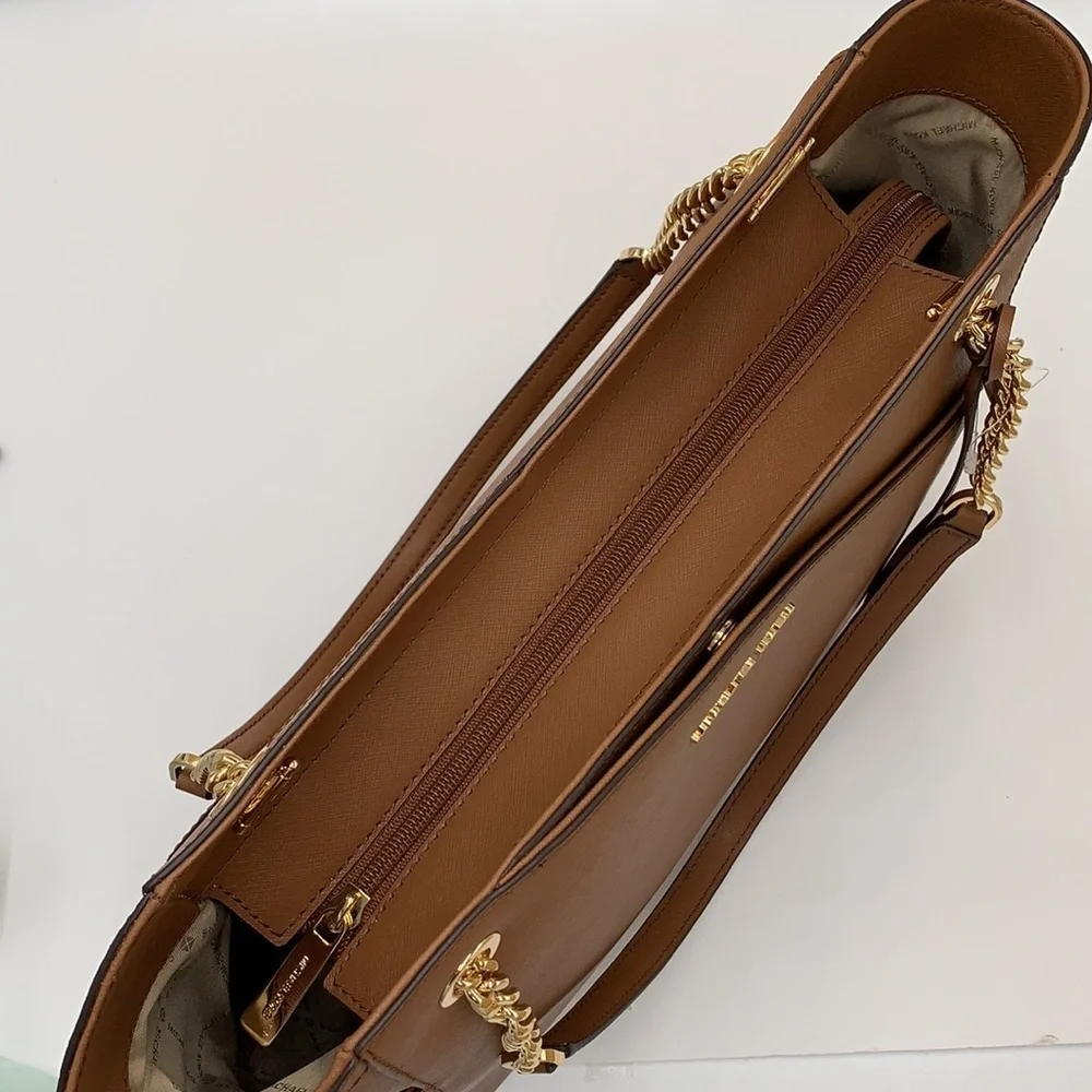 MICHAEL KORS LG XCHAIN SHOULDER TOTE & WALLET SET - Picture 8 of 16